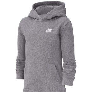 Nike Carbon Heather Sportswear Club Pullover Hoodie - Boys